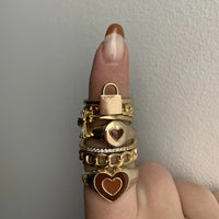 Load image into Gallery viewer, Creative Love Heart Ring
