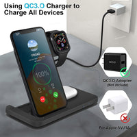 Load image into Gallery viewer, 3in1 Wireless Fast Charger Dock Station
