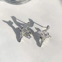 Load image into Gallery viewer, Asterism Rhinestone Earrings
