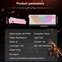 Load image into Gallery viewer, Mini Mechanical Gaming Wired Keyboard
